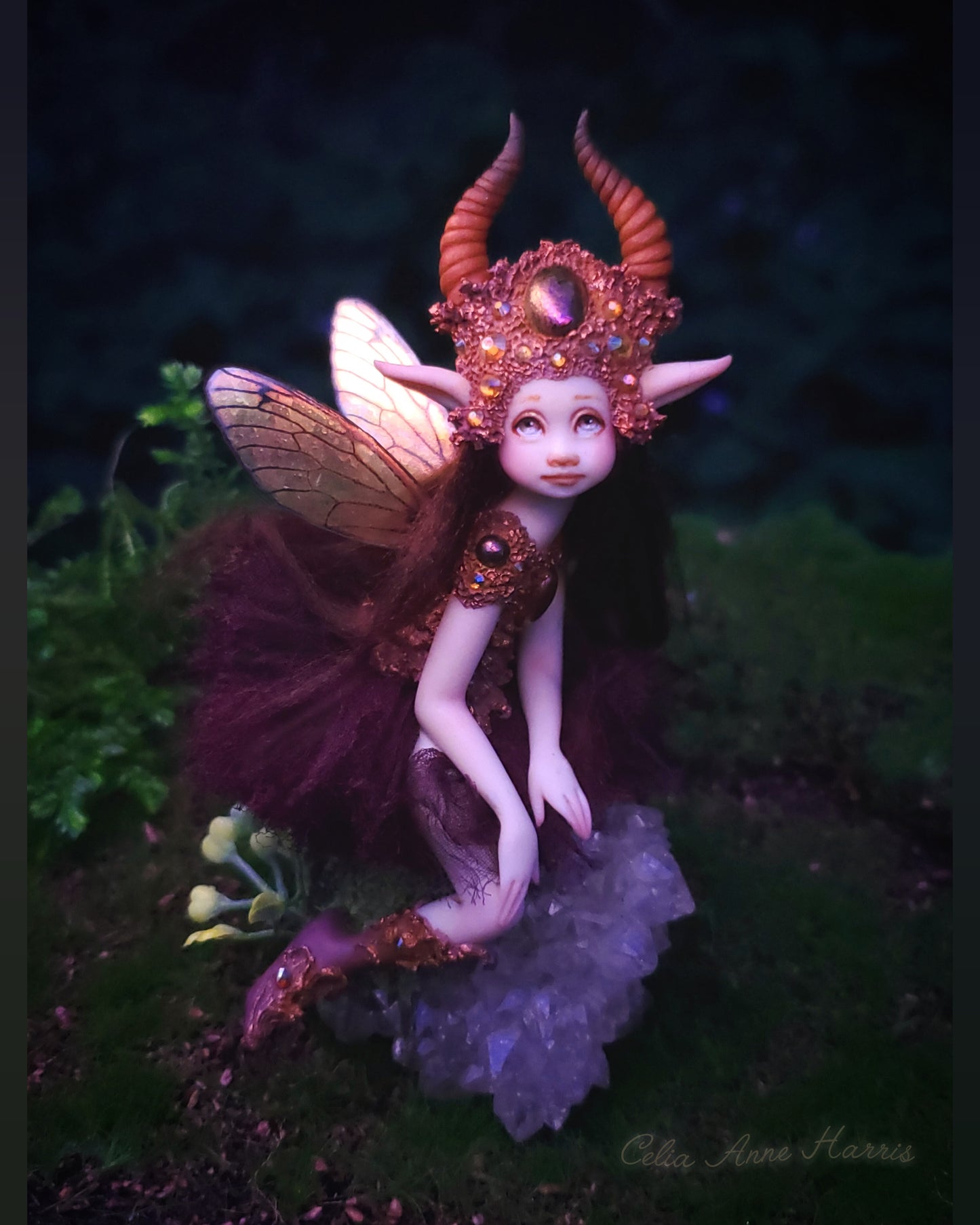 A Midnight Forest Faery